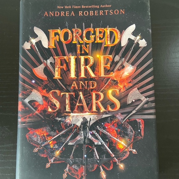 Forged in Fire and Stars by Andrea Robertson Hardcover Book - Picture 1 of 7